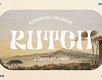 Rutch Display Font