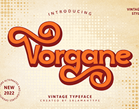 Vorgane Vintage Typeface