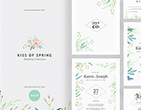Kiss of Spring Wedding Collection - Invitations
