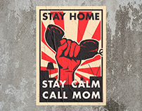 Solidarity 2020 — Stay Home, stay calm, call mom