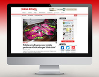 Layout Website Jornal Estado de Goiás