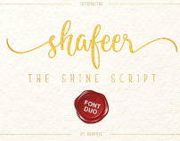 FREE | Shafeer The Shine Script Font Duo