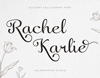 Rachel Karlie - Calligraphy Font