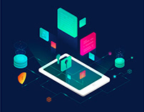 Cyber Security | Isometric Illustration