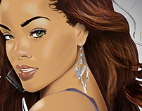 Rihanna vector design