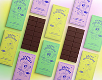 Design of packaging "HAPPY CHOCOLATE"