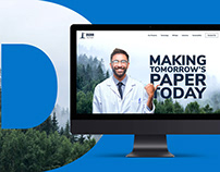 Dunn Paper Website Design