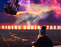 Riders under storm-Fantasy photoshop
