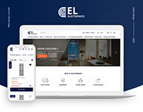 Electronics website concept