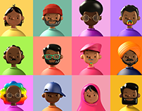 Toy Faces Library — Diverse 3D Avatars