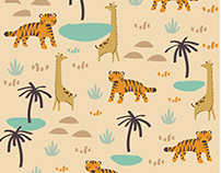 Kids pajamas Surface Pattern for Mooi Offcial
