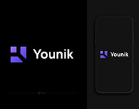 Younik Logo Design - Modern Y Logo Mark - Y Logo Design