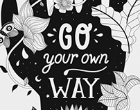 Poster "Go Your Own Way"