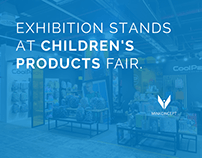 Booths at kid's products fairs - Minkoncept
