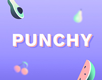 Punchy — Vegan Punching-ball identity