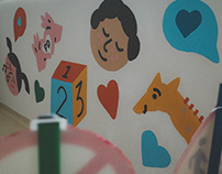 Mural in the kindergarden