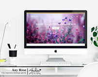 Any Rose Bridal and Flowers Salon web design