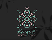 Branding flower shop "Bouquet with love"