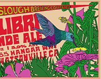 Colibri Blonde Ale Label - The Slough Brewing
