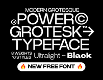 Power Grotesk - Sans Serif Font Family