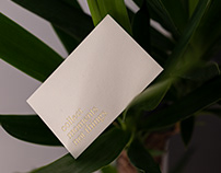 Sabine — Business Cards, Type Design, Visual Identity