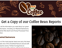 Fair Trade Coffee Winz - Mailchimp Landing Page
