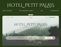 WEBSITE REDESIGN — HOTEL PETIT PALAIS