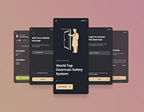 Doorman Safety System App UI/UX Design