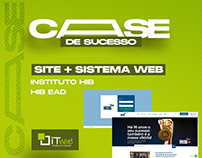Site e Sistema Web - Instituto HIB e HIB EAD