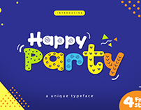 FREE Happy Party Font Family