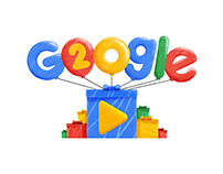 Google: 20th Birthday Doodle