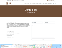 Contact - Cafe WordPress Theme