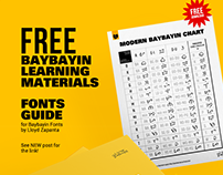 Baybayin Fonts Guide + Modern Baybayin Chart