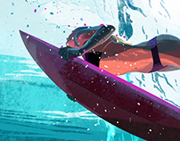 Surf locos | illustration set 2021
