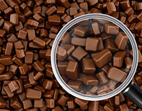 Chocolate Chunks Chocolate background