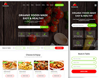Restauranty Website UI Design