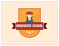 Logo Design | Graduated School | Vintage