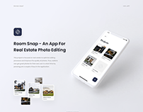 Room Snap | Real Estate Photo Editing | UX / UI Design