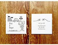 atelier ene / a visiting card Design
