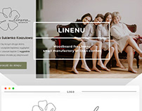 Moodboard and branding for Linenu