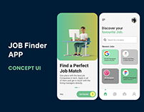 Job Finder App UI Concept