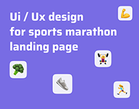 Sport Marathon Landing Page