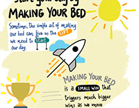 Start your day by making your bed