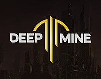 DeepMine NFT game brand identity