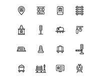 Free Railway Icons Set
