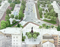 Площадь Ленина в г. Рязань