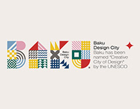 "Baku Design City" City branding identity