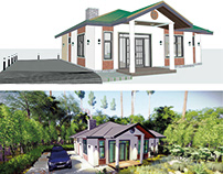 Up Country Chalet Concept(Before & After Render)