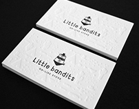 Little bandits - black&white branding, letterpress