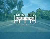 Muncie Bridge Dinner Identity Design